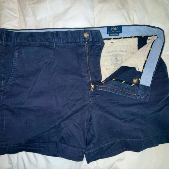 Polo Ralph Lauren Other - Polo Ralph Lauren Navy Blue Flat Front Shorts. Size 40.